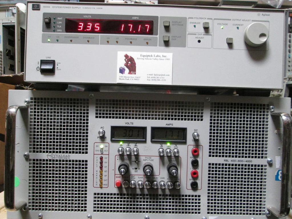 Agilent 6010A Adjustable DC Power Supply, 0-30V, 0-3A - ZYYKZ Test Equipment