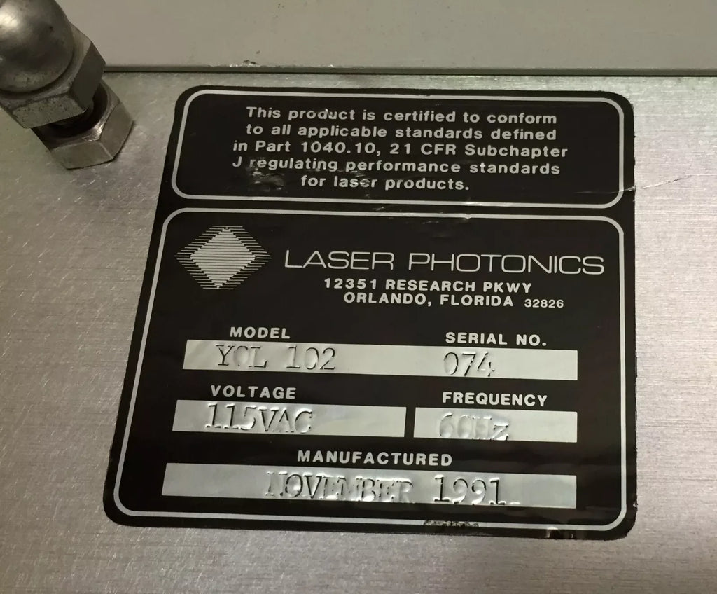 Laser Photonics YQL-102 High-Efficiency Laser Head Module - ZYYKZ Test Equipment