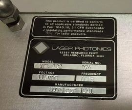 Laser Photonics YQL-102 High-Efficiency Laser Head Module - ZYYKZ Test Equipment
