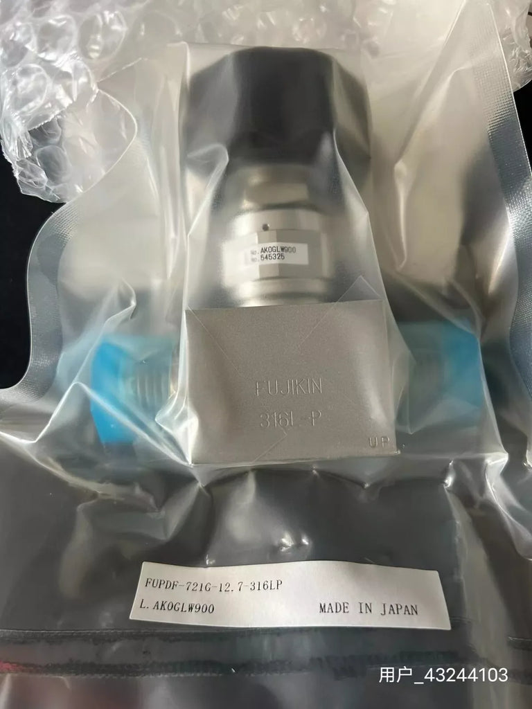 FUPDF-721G-12.7-316LP Manual Diaphragm Valve, 12.7mm, Stainless Steel - ZYYKZ Test Equipment