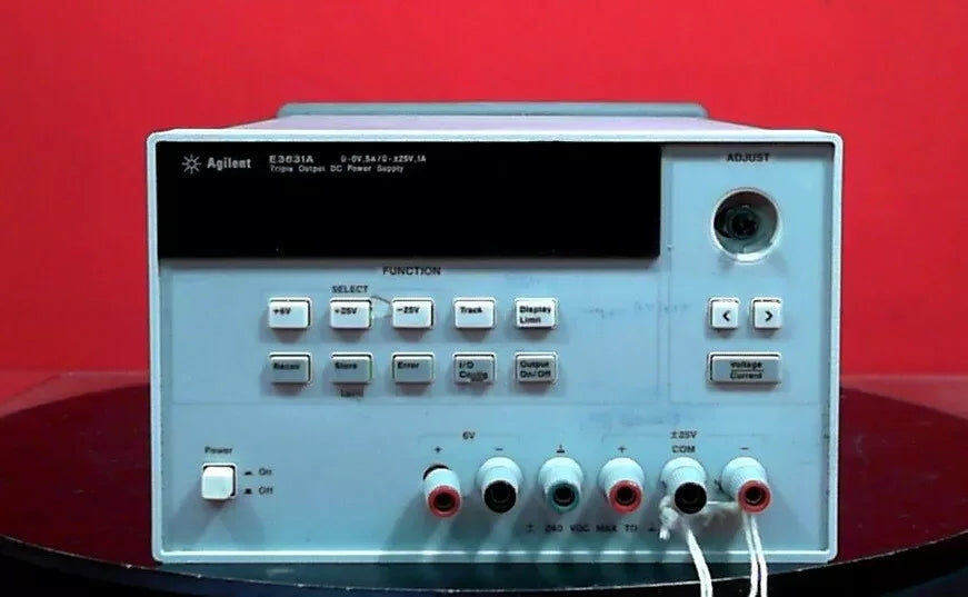 Agilent E3631A Triple Output DC Power Supply 0-6V/5A, ±25V/1A - ZYYKZ Test Equipment