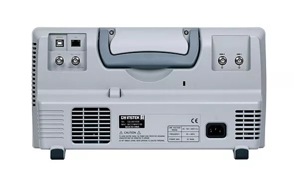 GW Instek MSO-2102EA Digital Storage Oscilloscope with 2 Channels and 100MHz Bandwidth, Integrated 16-Channel Logic Analyzer