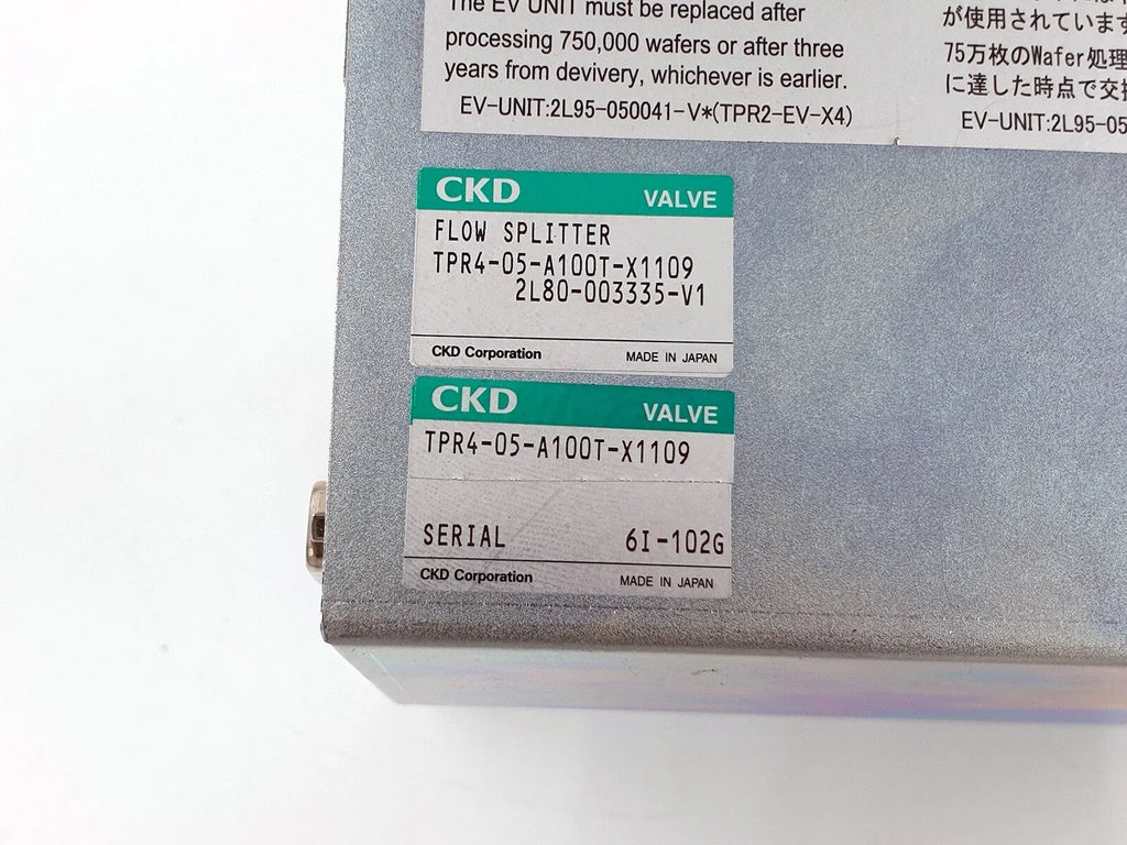 CKD TPR4-05-A100T Valve Parect Pressure Control Flow Splitter - ZYYKZ Test Equipment