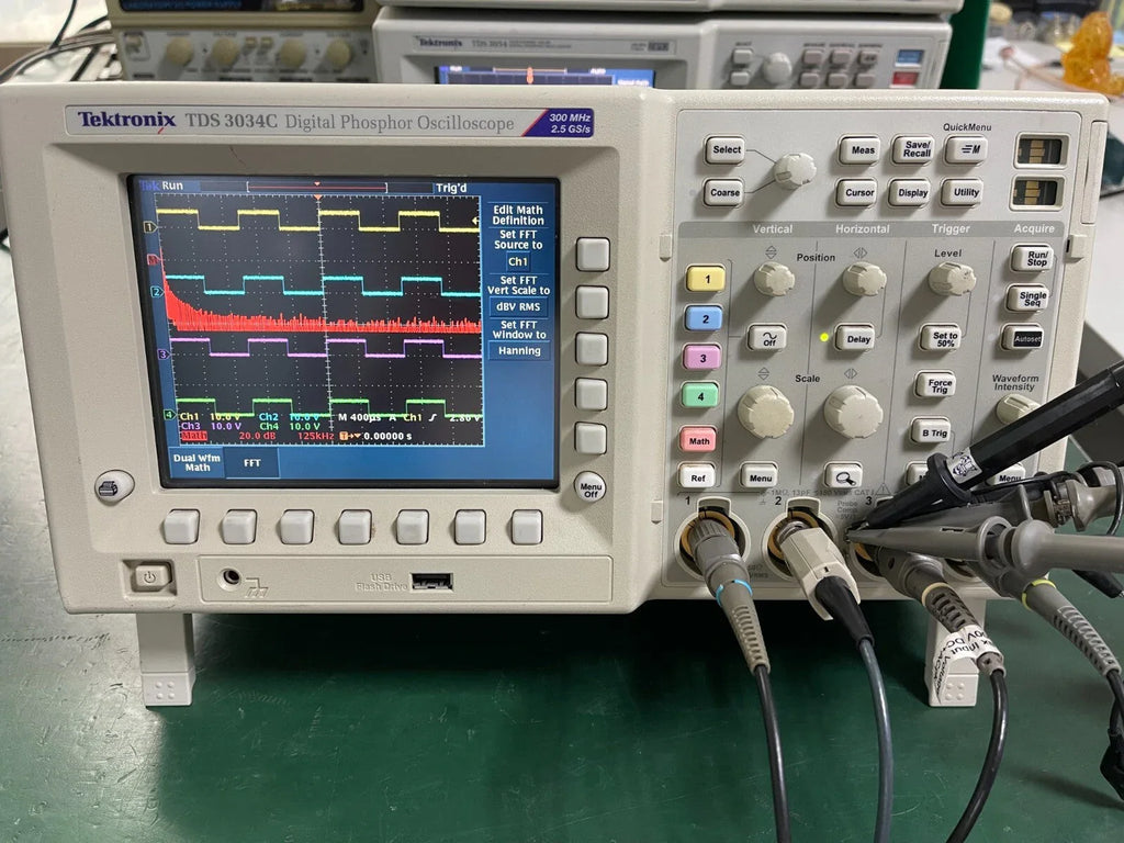 Tektronix TDS3034C 4-Channel Digital Oscilloscope 300 MHz Bandwidth - ZYYKZ Test Equipment
