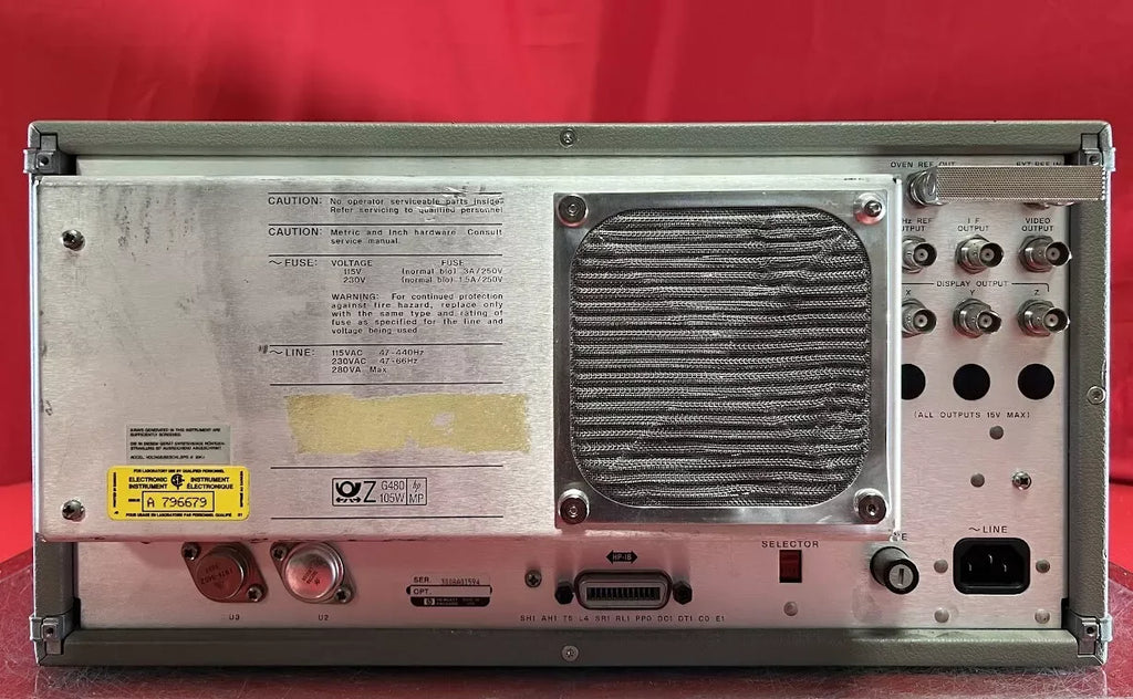 Agilent 3585B Spectrum Analyzer 20Hz to 40MHz - ZYYKZ Test Equipment