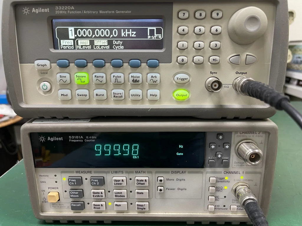 Agilent Keysight 53181A Universal Frequency Counter - 10 Digits/s, 12.4GHz - ZYYKZ Test Equipment