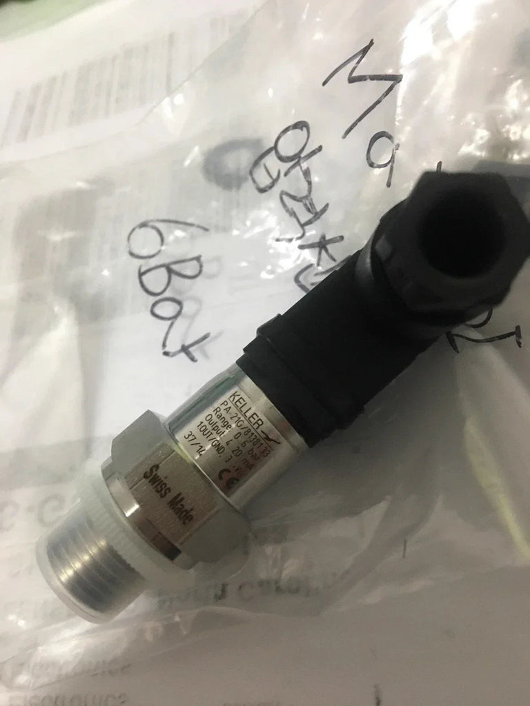 KELLER PA-21G/81381.3 Pressure Transmitter 0-6 bar with 4-20mA Output - ZYYKZ Test Equipment