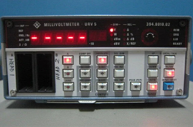 Rohde & Schwarz URV5 Precision Millivoltmeter - ZYYKZ Test Equipment