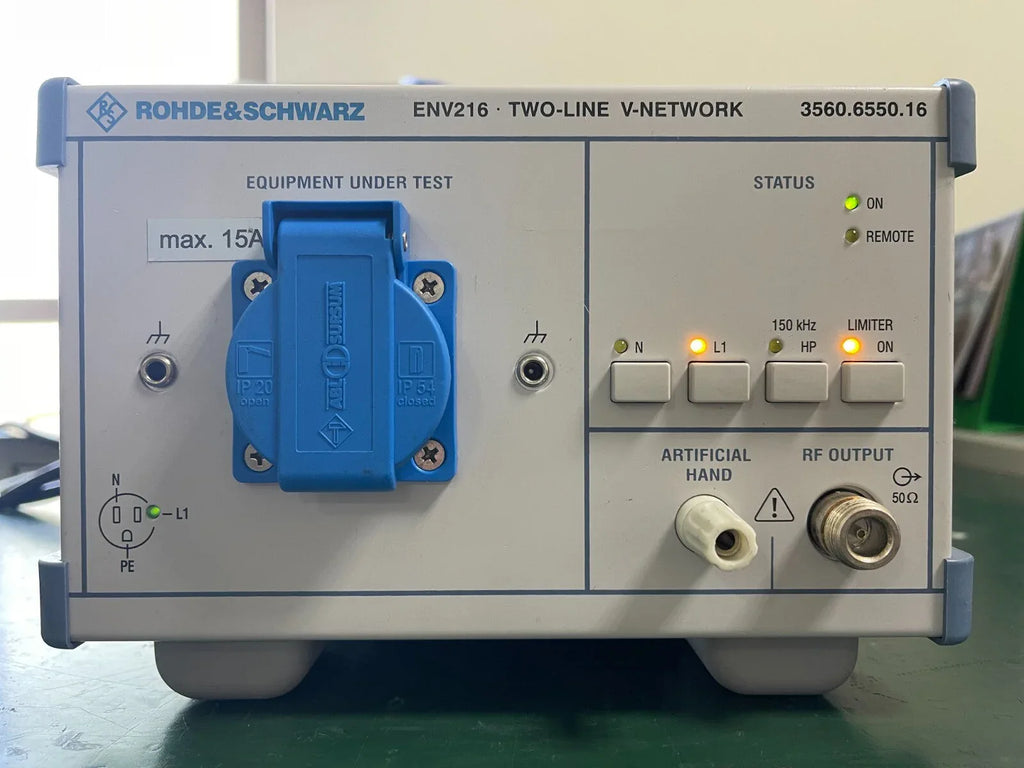 Rohde & Schwarz ENV216 Two-Line V-Network LISN for EMI Testing - ZYYKZ Test Equipment