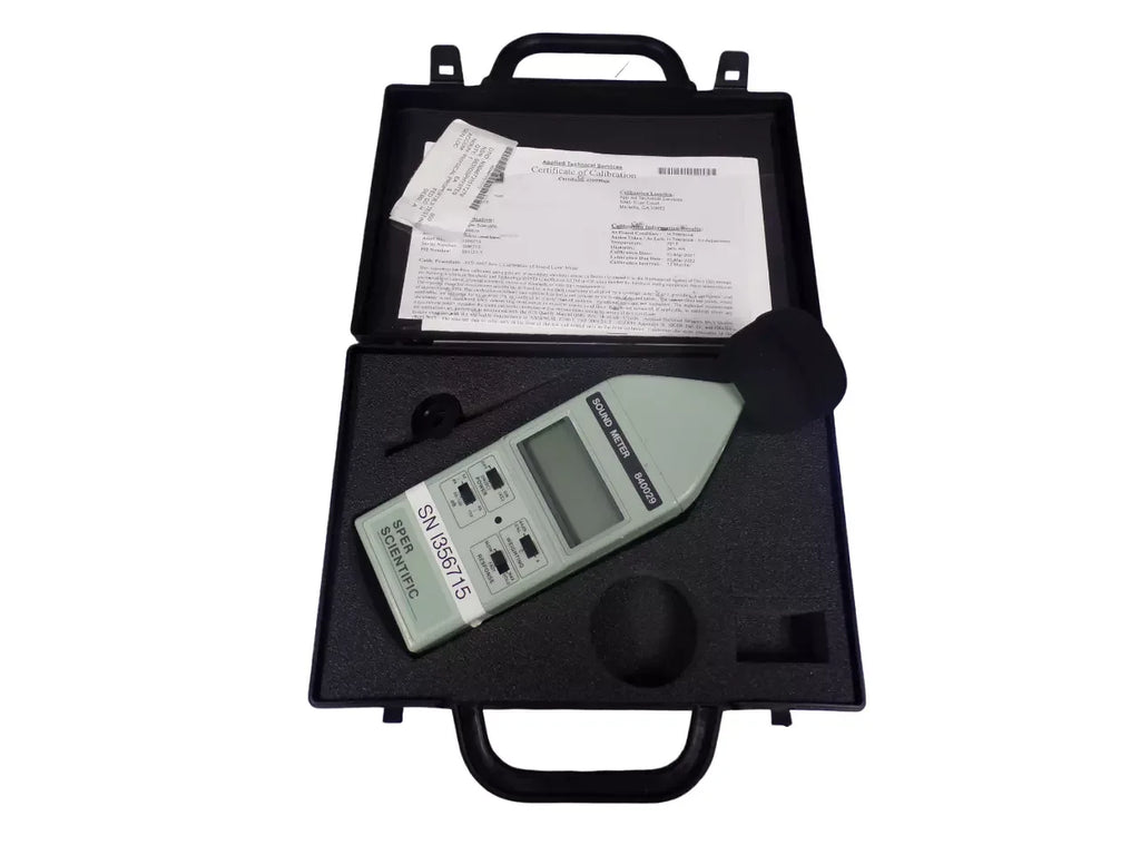 Sper Scientific 840029 Precision Sound Level Meter - High Accuracy Noise Measurement - ZYYKZ Test Equipment