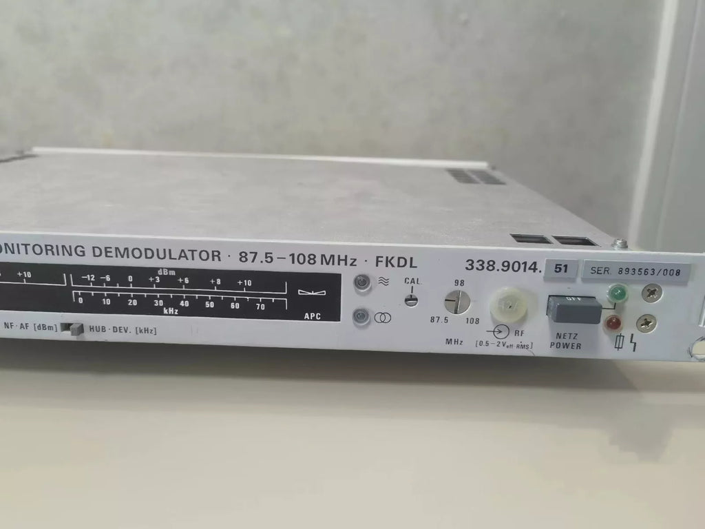 Used 338.9014.51 Monitoring Receiver - N997P YF
