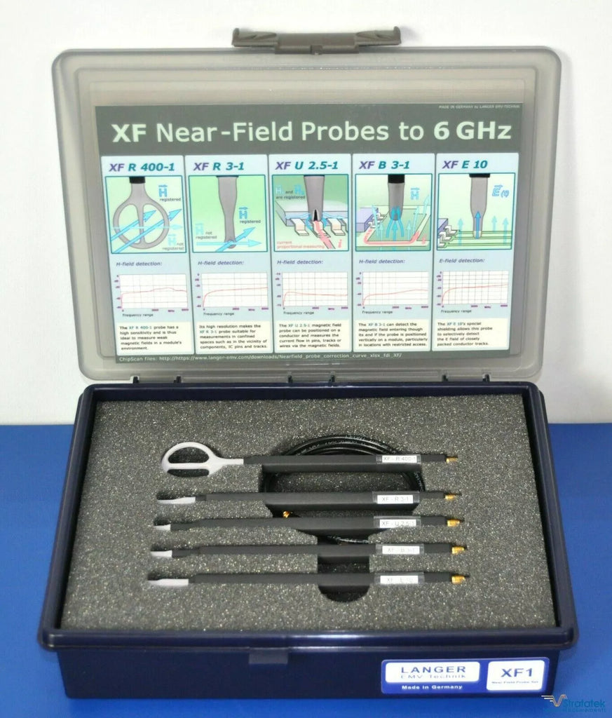 Langer EMV XF1 Set Near-Field Probes for EMC Testing (30 MHz - 6 GHz)