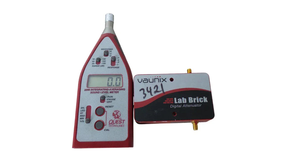 Quest Tech 2200 Integrating Averaging Sound Level Meter with VAUNIX LDA-602E Microphone - ZYYKZ Test Equipment