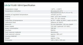 LR-Cal FLUID 100-N-2I Portable Temperature Calibration Bath -12°C to +140°C RTD