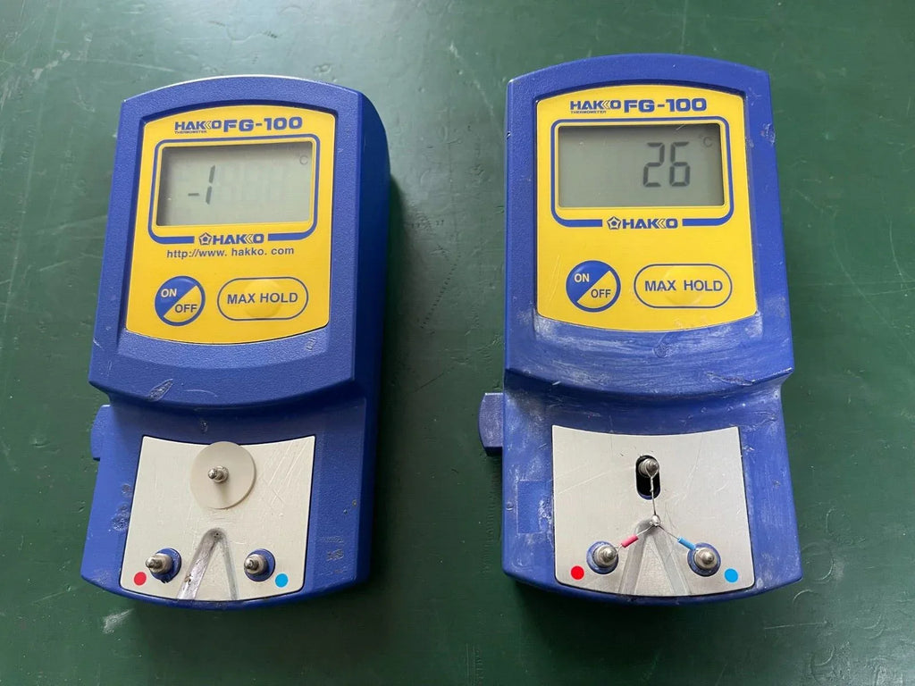 HAKKO FG-100 Digital Thermometer (Without Test Sensor Lead) - ZYYKZ Test Equipment