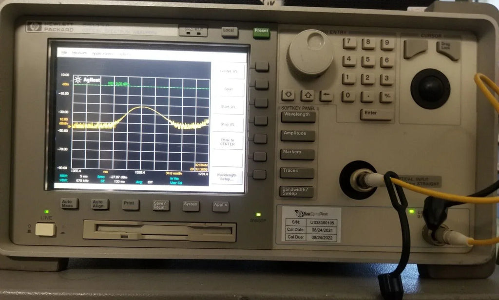 Agilent HP86145A Optical Spectrum Analyzer - ZYYKZ Test Equipment