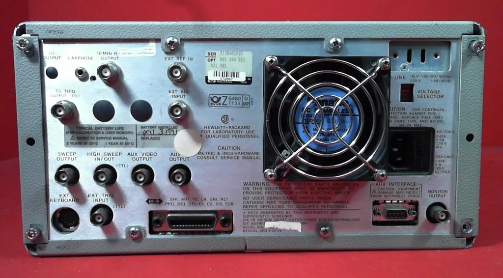 Agilent 8591A Spectrum Analyzer 9 kHz to 1.8 GHz - ZYYKZ Test Equipment
