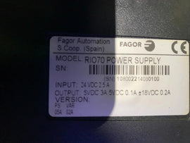 FAGOR RIO70 Industrial Power Supply Unit – Reliable High-Quality Output - ZYYKZ Test Equipment