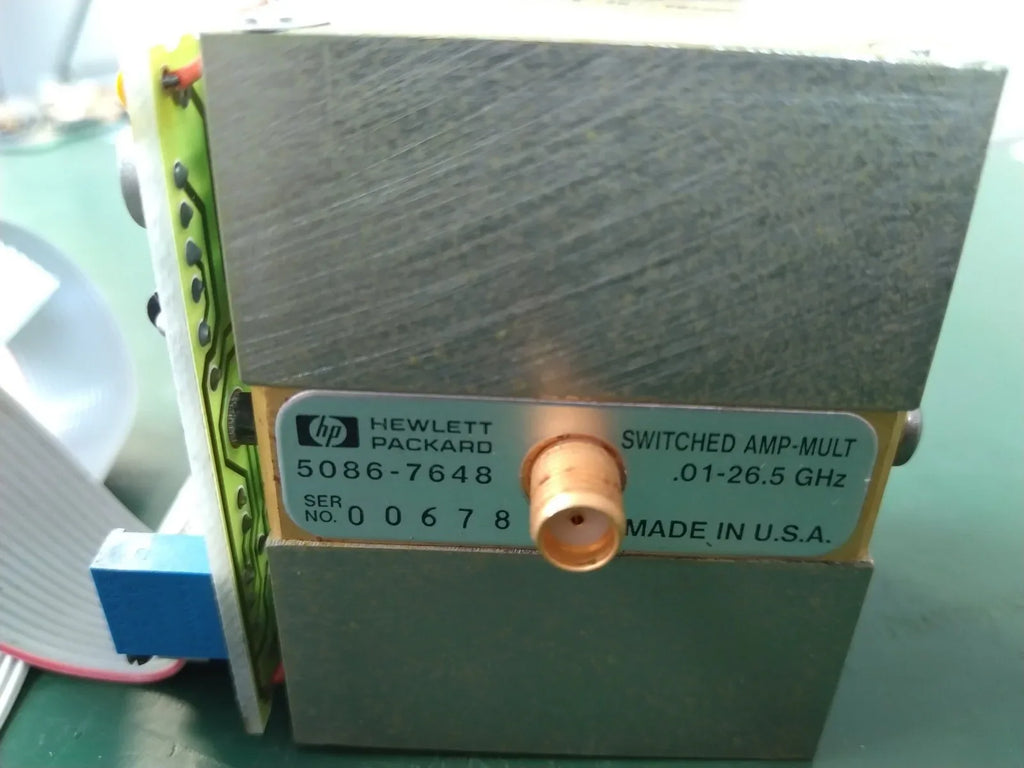 HP Agilent 5086-7648 Switched Amplifier MULT 0.01 - 26.5 GHz for 8360/83621A Series - ZYYKZ Test Equipment