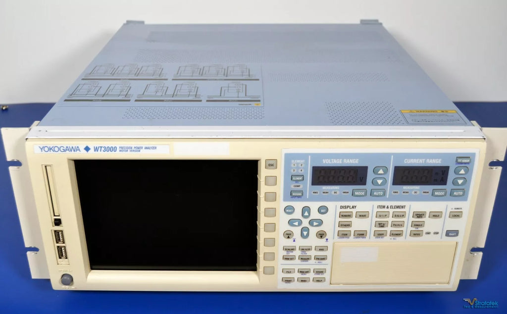 Yokogawa WT3000 Power Analyzer - Motor Version 760303-03-MV-D