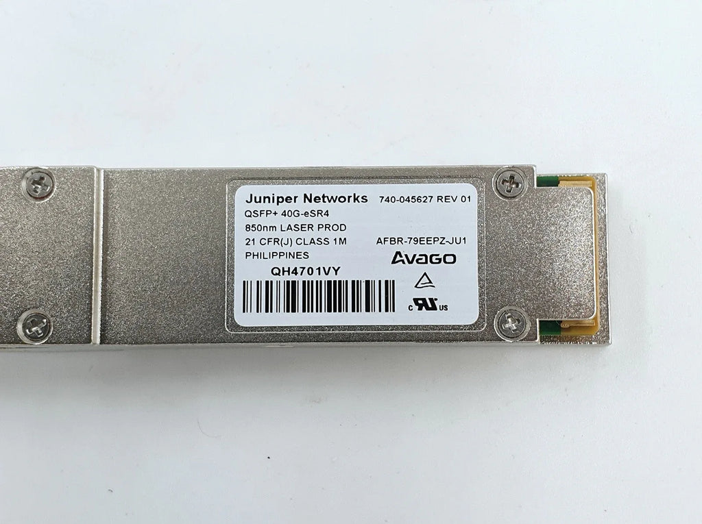 Juniper QSFP+ 40G-eSR4 40Gbps 850nm Short-Range Optical Transceiver Module - ZYYKZ Test Equipment