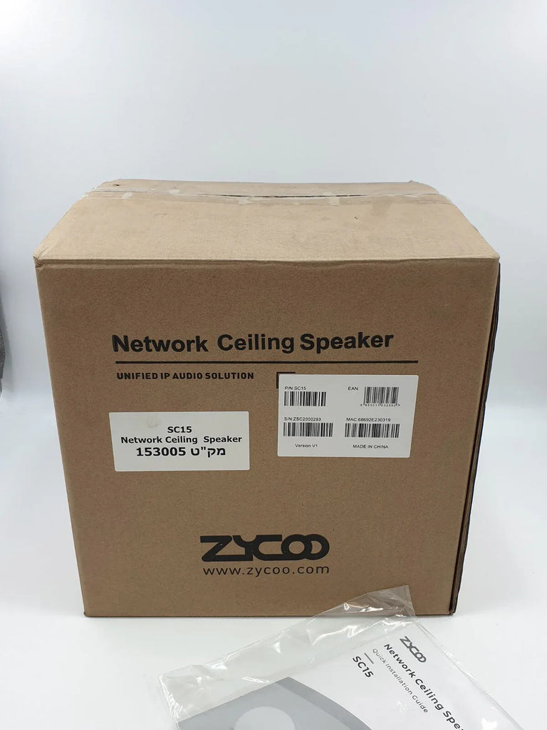 ZYC00 Network Ceiling VoIP Speaker with IP Connectivity - ZYYKZ Test Equipment