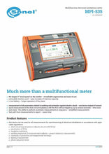 Load image into Gallery viewer, Sonel MPI-535 Multifunction Electrical Installation Meter 1000V 3 GΩ