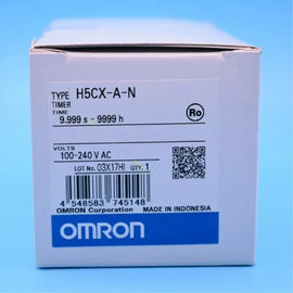 OMRON H5CX-A-N Digital Timer 100-240VAC - Original, In Box - ZYYKZ Test Equipment