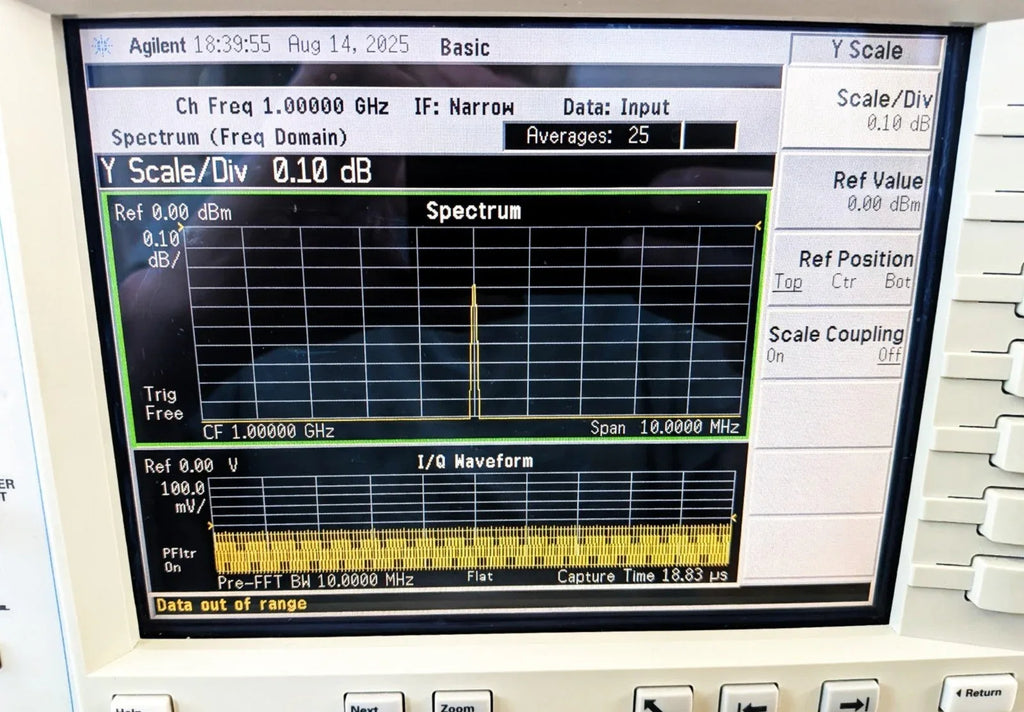 Agilent E4440A Spectrum Analyzer 26.5 GHz with Phase Noise Calibration & Data - ZYYKZ Test Equipment