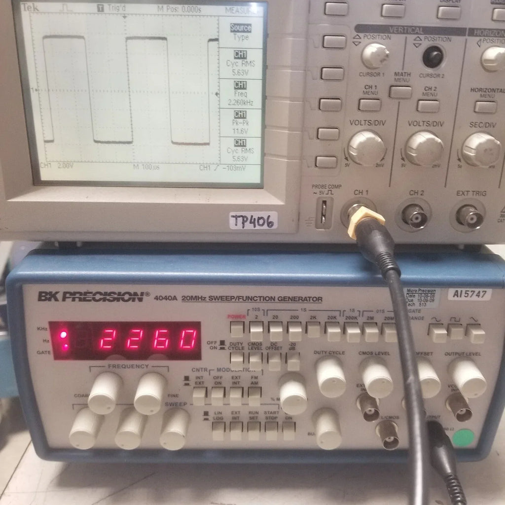 BK Precision 4040A 20 MHz Sweep Function Generator with Variable Frequency - ZYYKZ Test Equipment
