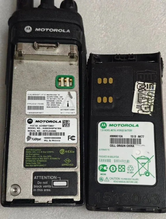 Motorola XTS 2500 Digital P25 VHF Handheld Radio 136-174 MHz - ZYYKZ Test Equipment
