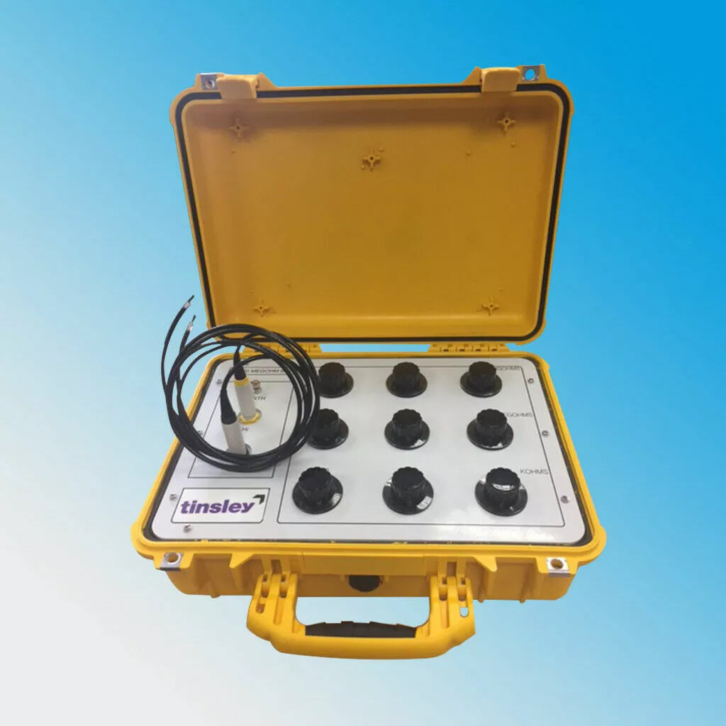 Tinsley 4720/2 High Resistance Box - 6 Decade, 5000V DC, 1KΩ to 1111MΩ