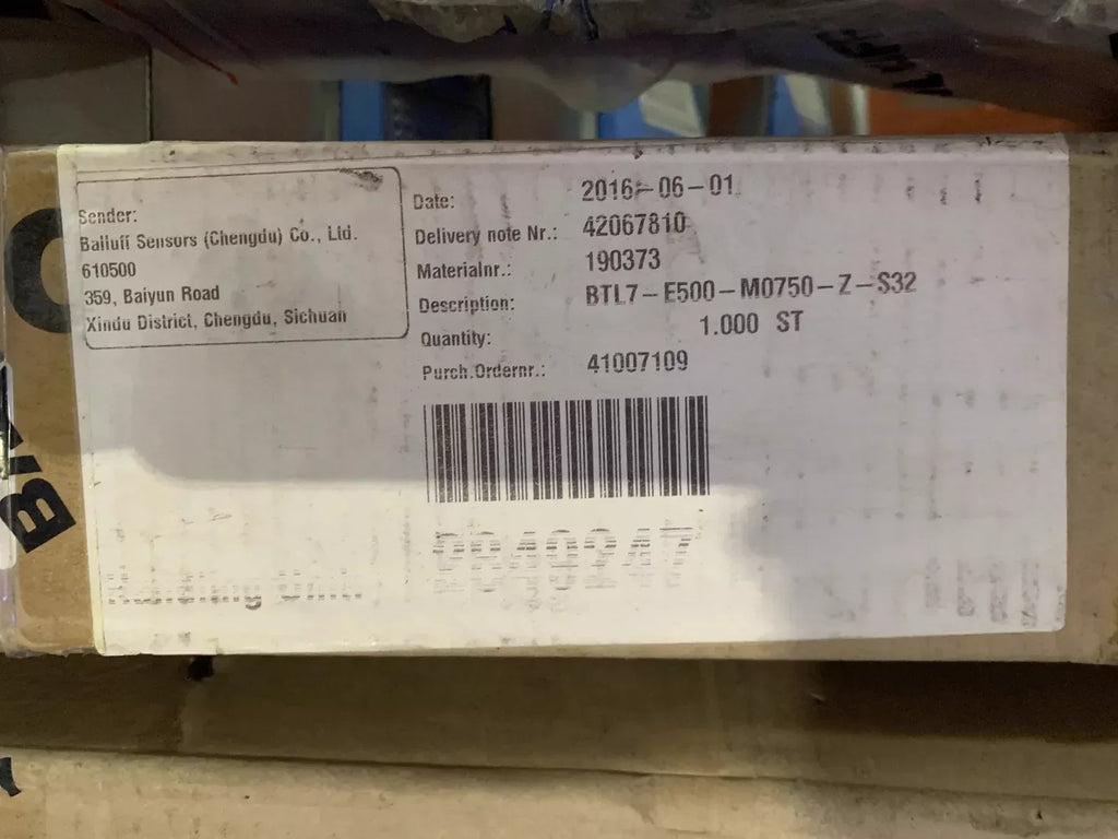 Balluff Micropulse BTL24PU / BTL7-E170-M0508-Z-S32 Linear Position Sensor - ZYYKZ Test Equipment