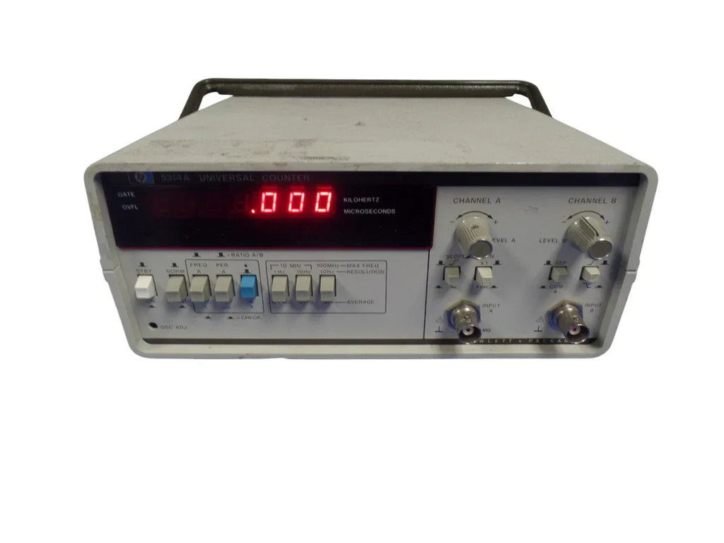 HP 5314A Universal Frequency Counter with Option 002 - ZYYKZ Test Equipment