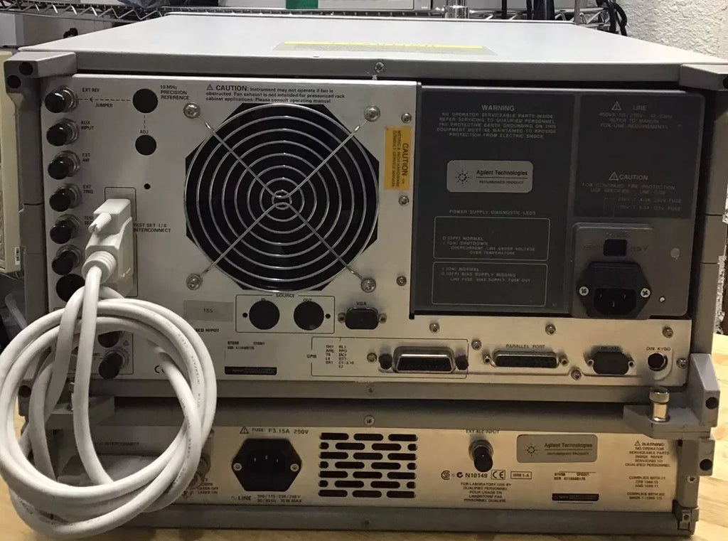 Agilent 8703B / 8720ES Lightwave Component Network Analyzer 50MHz-20GHz OPT:155 - ZYYKZ Test Equipment
