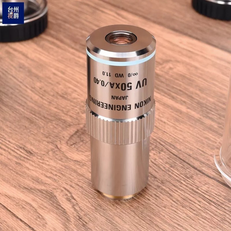 Nikon Engineering UV 50x A/0.40 Microscope Objective Lens - Used with 90 Days Warranty