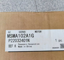 Load image into Gallery viewer, Panasonic MSMA102A1G - New 1PC