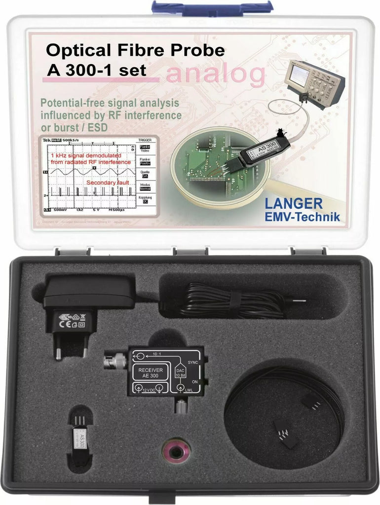 Langer EMV A300-1 Optical Fiber Probe Set - 1-Channel, 5 MHz EMC Probes