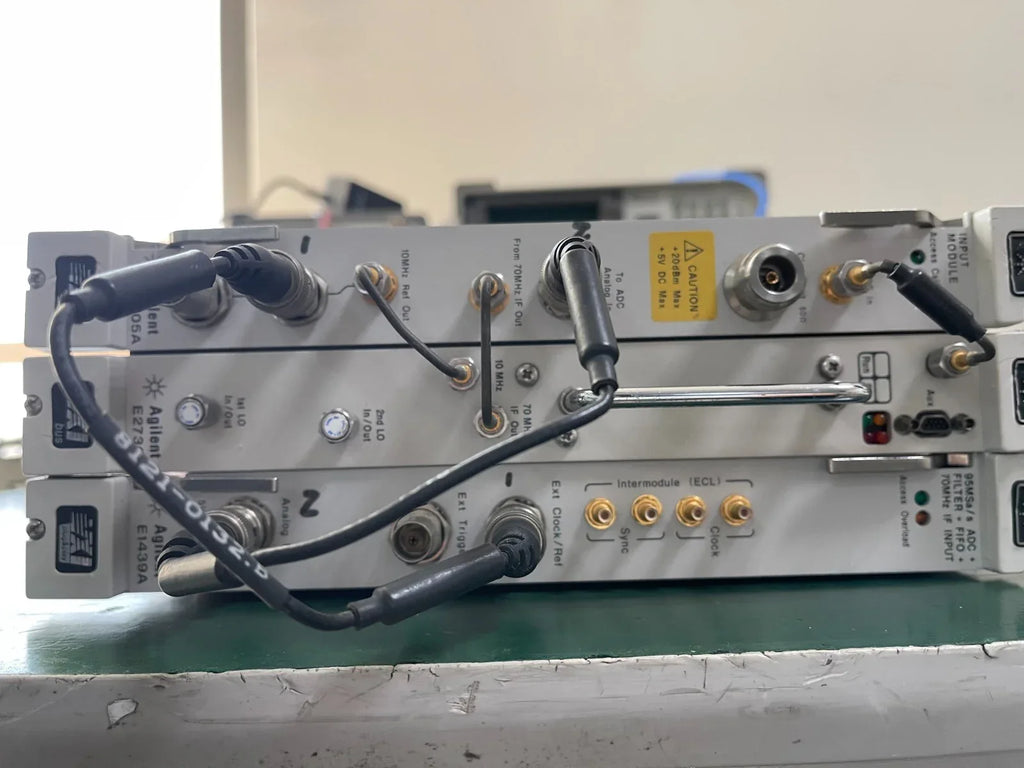 Agilent VXI Modules 89605A, E2730A, E1439A for E8408A VXI Mainframe - ZYYKZ Test Equipment