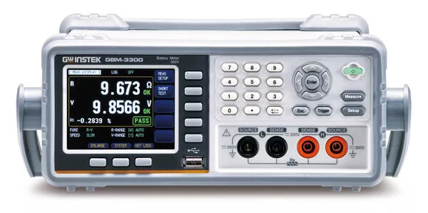 GW Instek GBM-3300 Battery Meter - 300V AC/DC with RS-232 and USB Connectivity, 0.01% Accuracy
