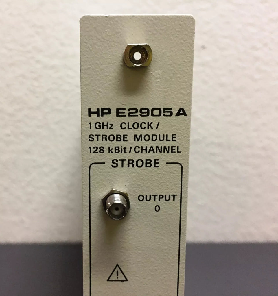 Keysight E2905A 1 GHz Clock/Strobe Module with 128KBit Memory - ZYYKZ Test Equipment