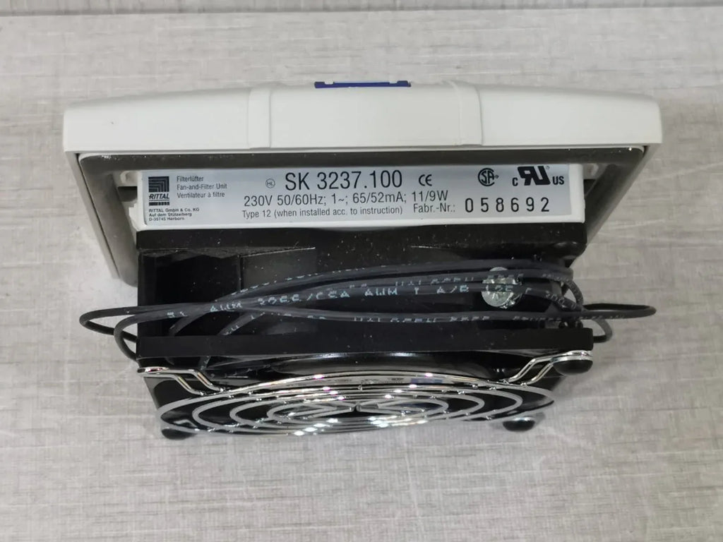 Rittal SK 3237.100 230VAC Cooling Fan and Filter Unit for Enclosures - ZYYKZ Test Equipment