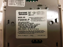 Load image into Gallery viewer, System Sensor P2WHK-P Fire Alarm Horn Strobe with White Housing - ZYYKZ Test Equipment