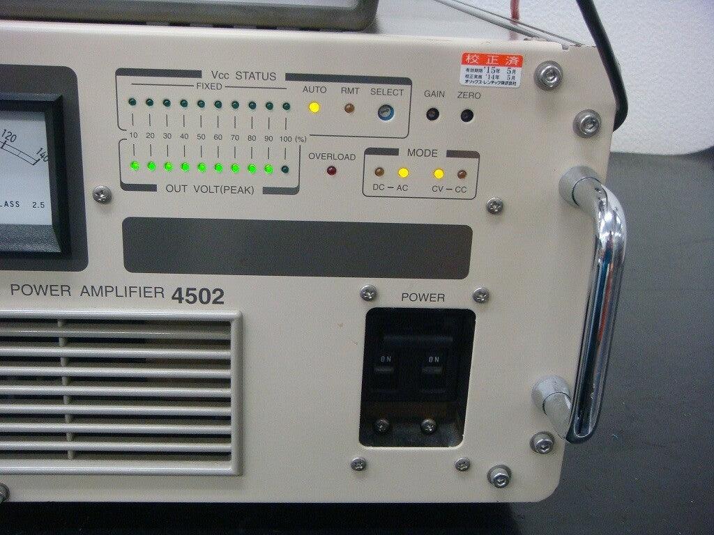 NF 4502 Precision Power Amplifier for RF Applications - ZYYKZ Test Equipment