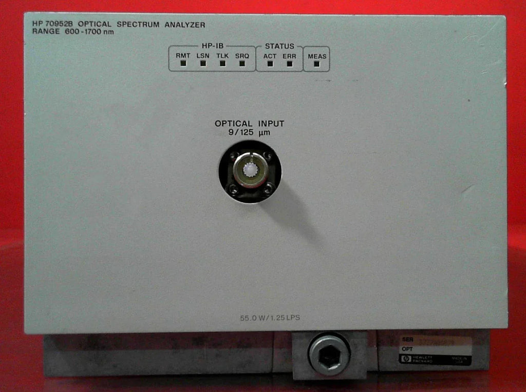 Agilent 70952B Optical Spectrum Analyzer Module 600 to 1700nm - ZYYKZ Test Equipment
