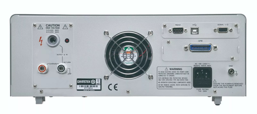GW Instek GPT-12003 Safety Analyzer Tester - Hi-Pot 200VA AC/DC and IR Hipot