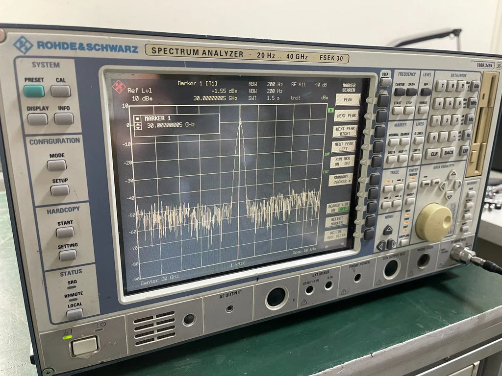 Rohde & Schwarz FSEK30 Spectrum Analyzer, 20 Hz - 40 GHz - ZYYKZ Test Equipment