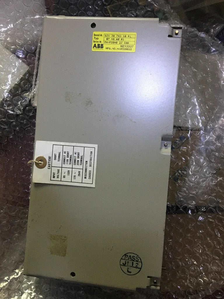 ABB 07NG60 R1 GJV 30 743 10 R1 Industrial Power Supply Unit - ZYYKZ Test Equipment