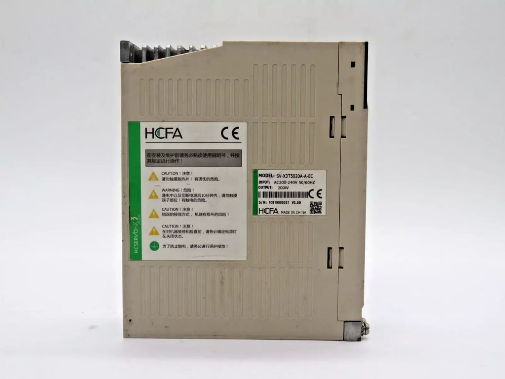 HCFA SV-X3T5020A-A-EC Servo Drive 200W DC280-325V / AC200-230V - ZYYKZ Test Equipment
