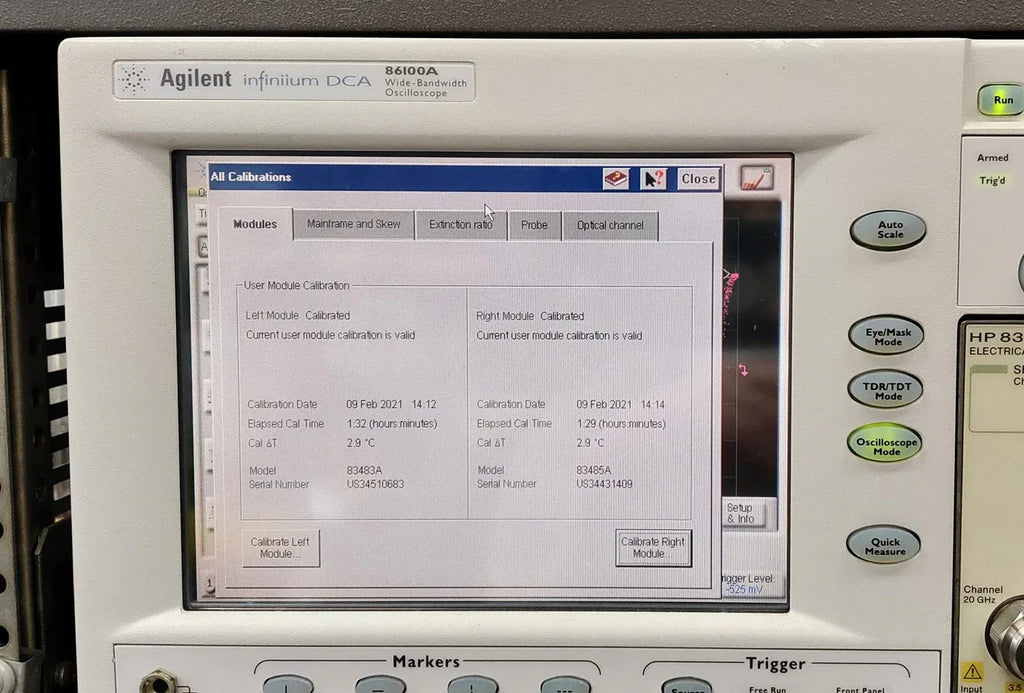 HP 83483A Electrical Plug-in Module for Network Analyzers - ZYYKZ Test Equipment